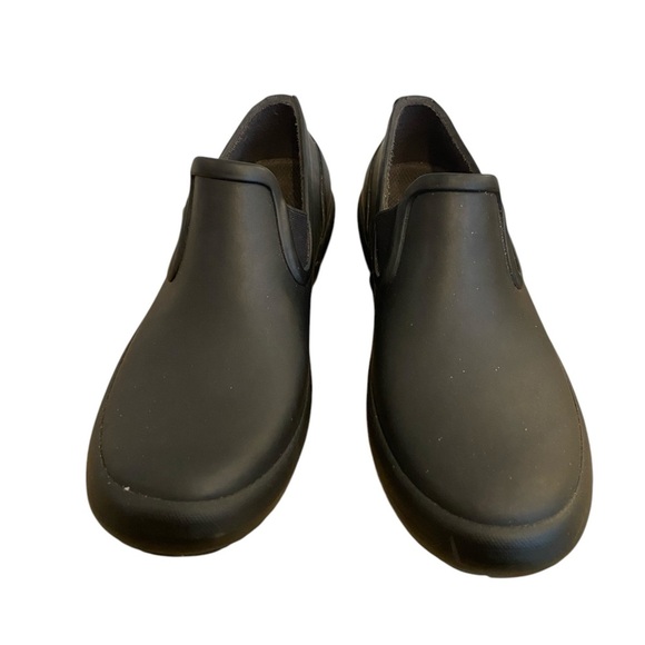 Bogs Rain Womens Black Solid Patch Slip On Shoes Size 7 Waterproof Gardening - Picture 3 of 9